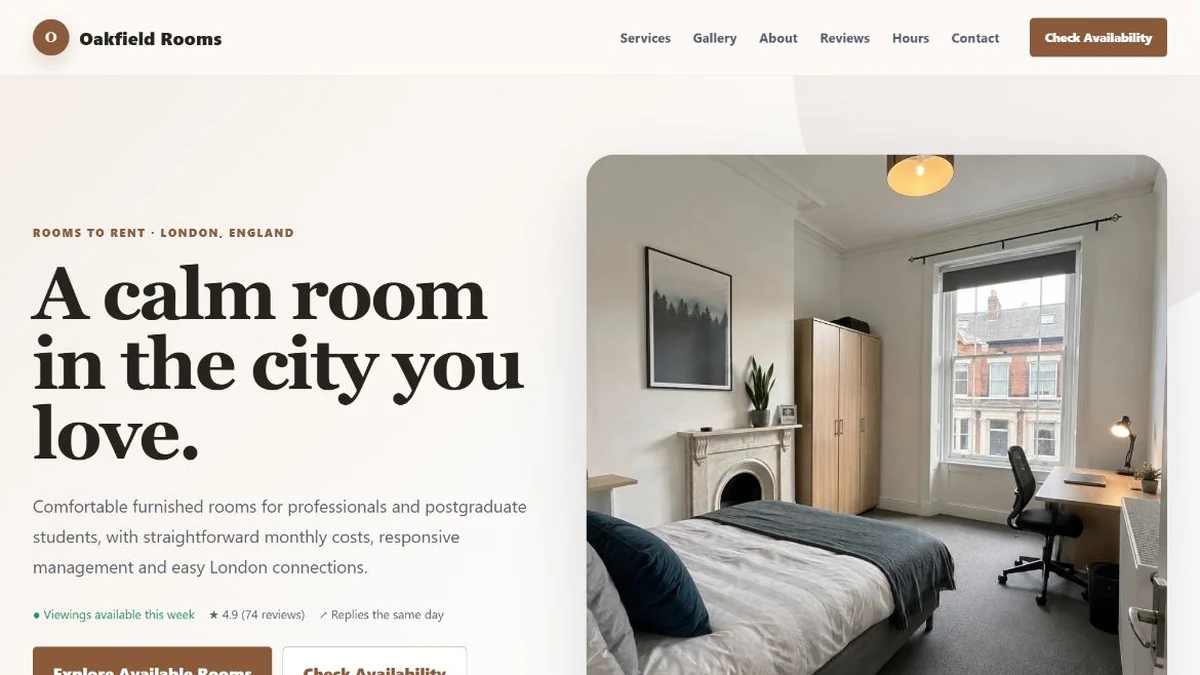 Oakfield Rooms London