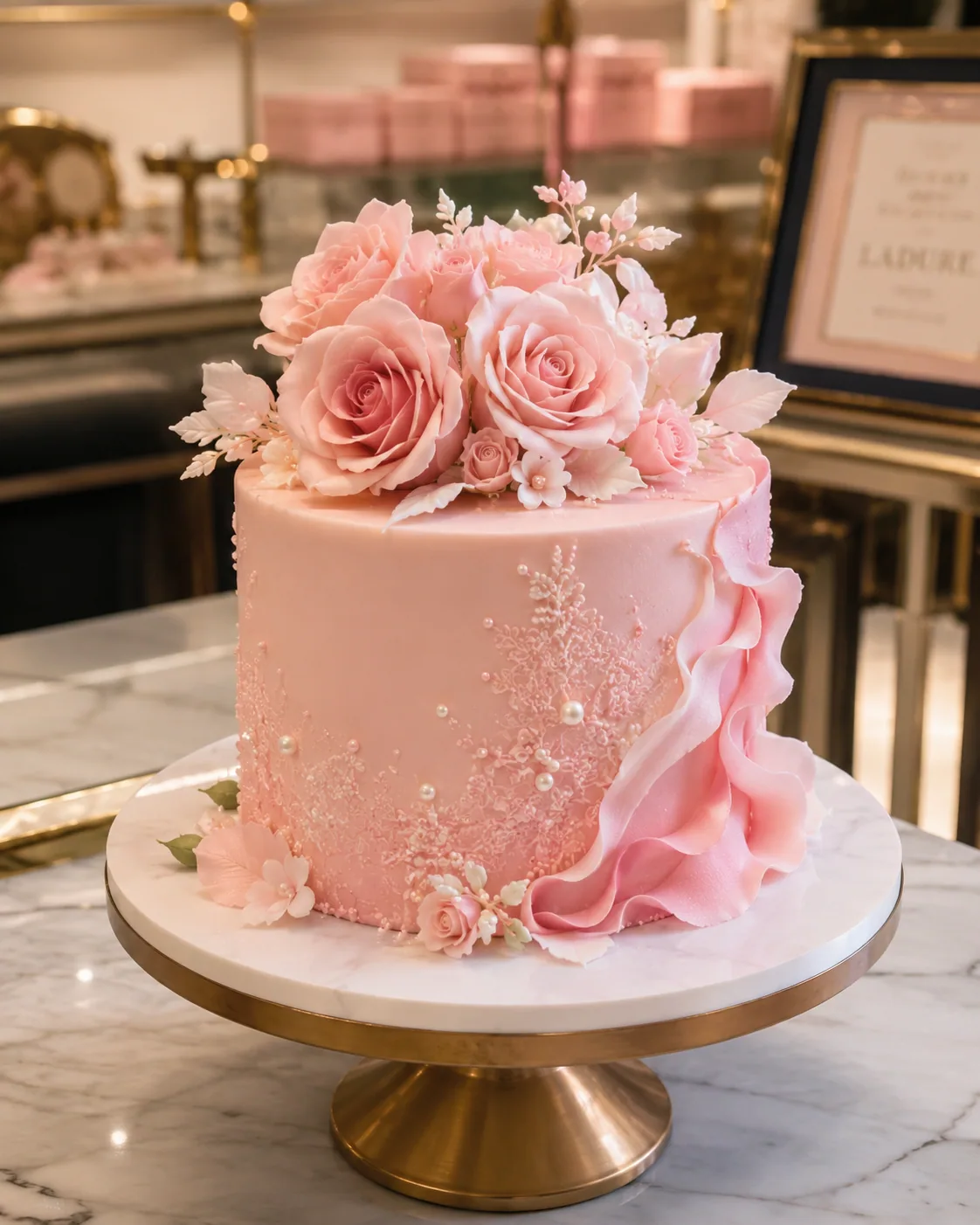 Rose Celebration Cake