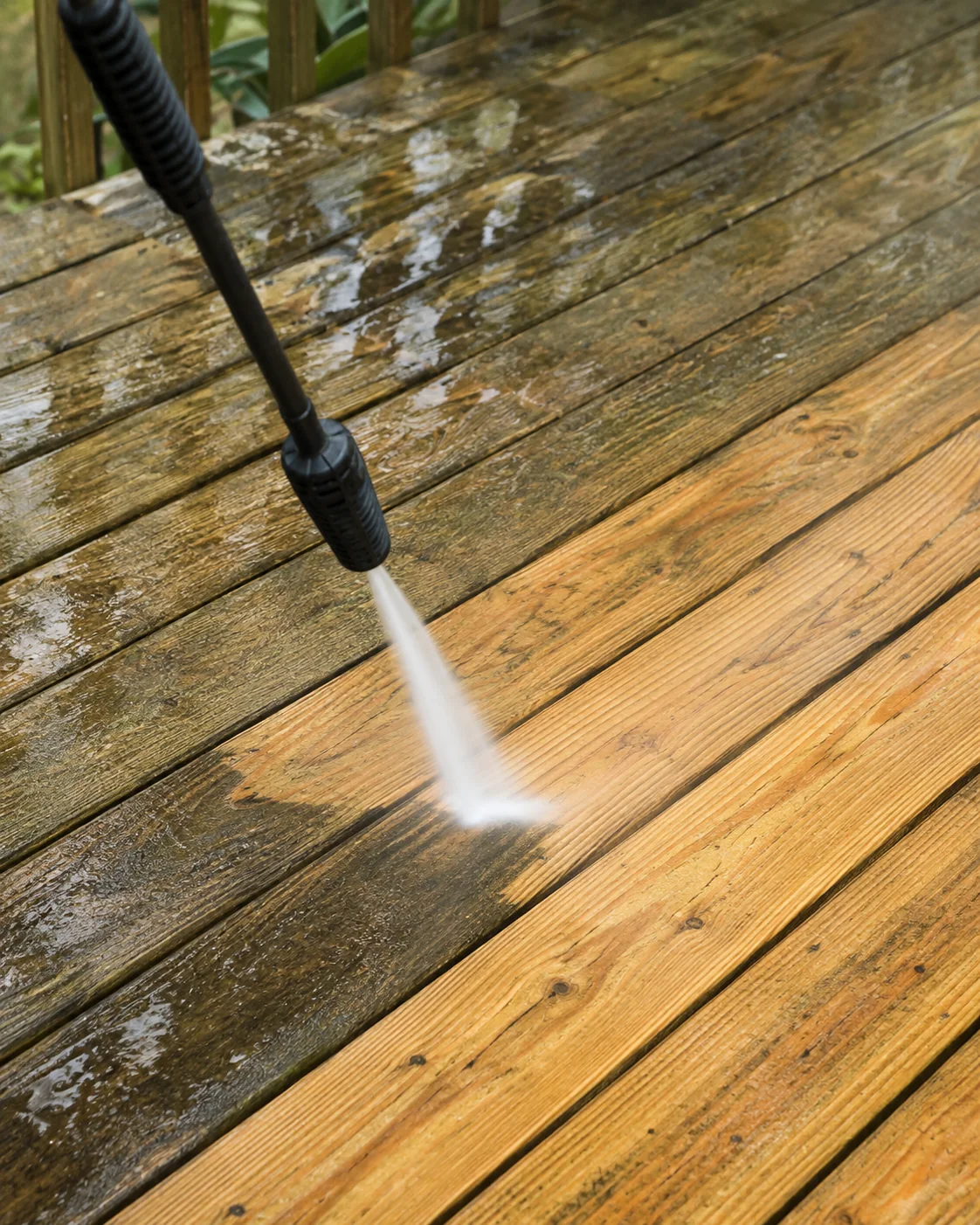 Wood Deck Cleaning